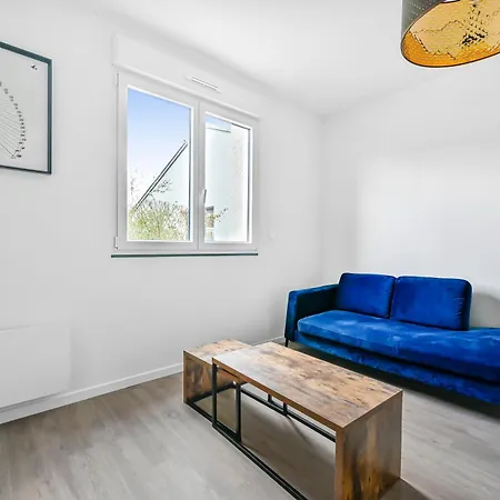 Appartement Citylodge - Spacieux 40m2 1 Ch Parking Wifi - Proche Centre & Gare Évreux